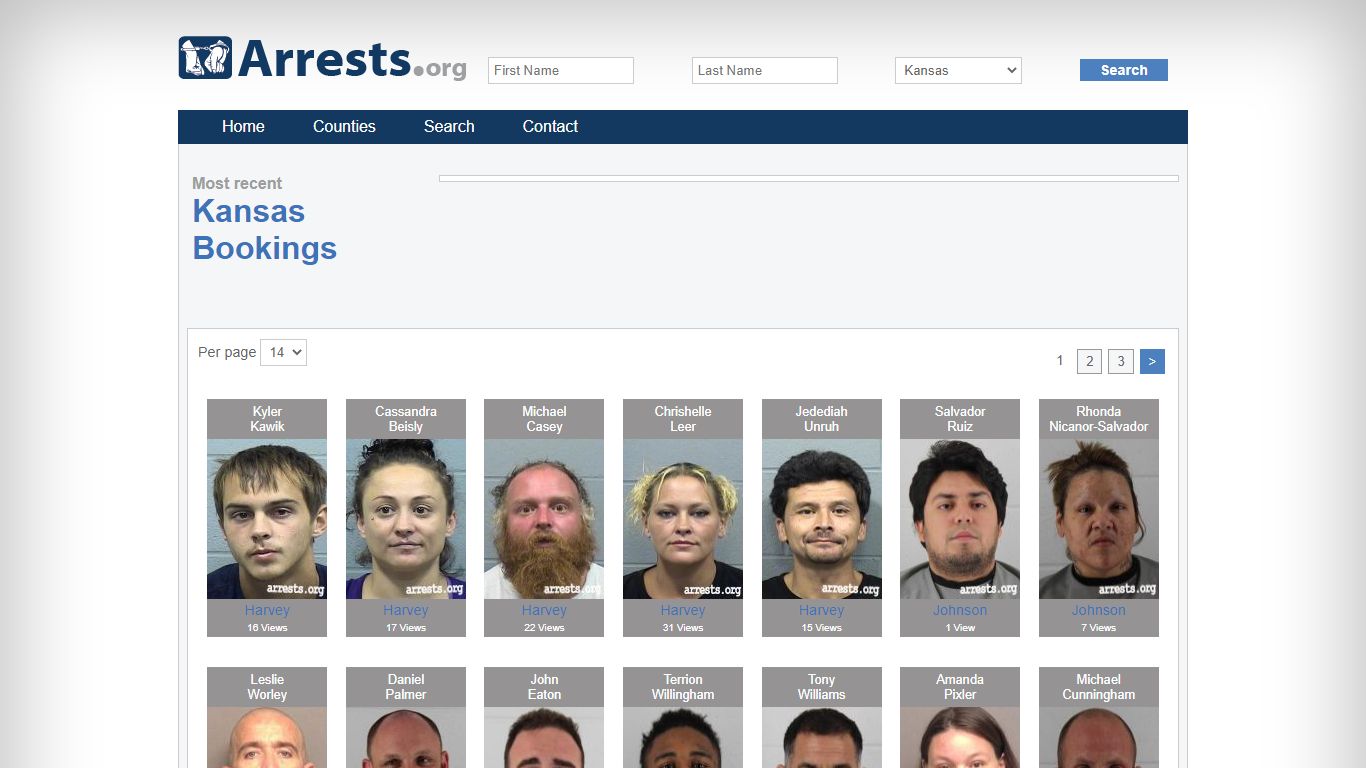 Kansas Arrests and Inmate Search